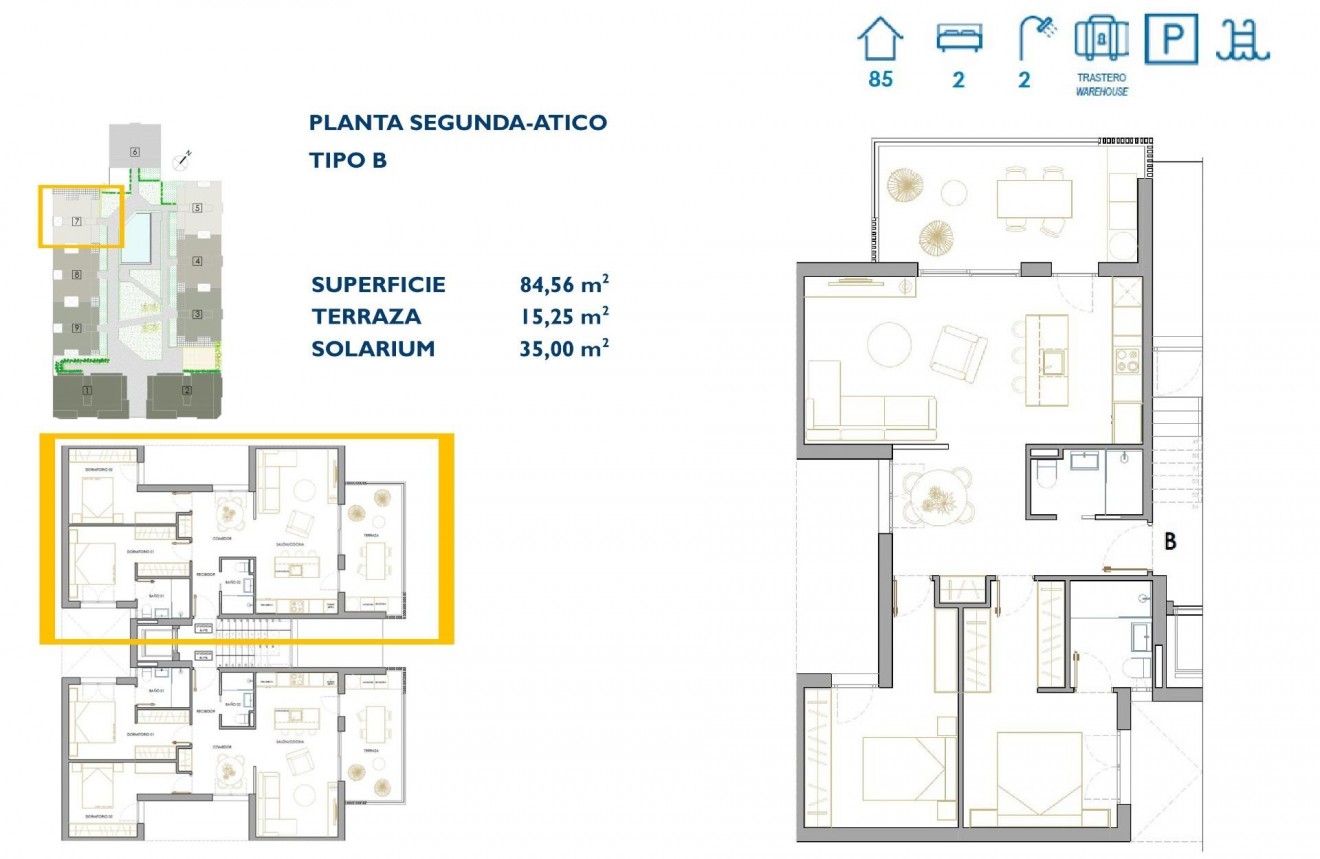 Nouvelle construction - Attique -
San Pedro del Pinatar - Pueblo