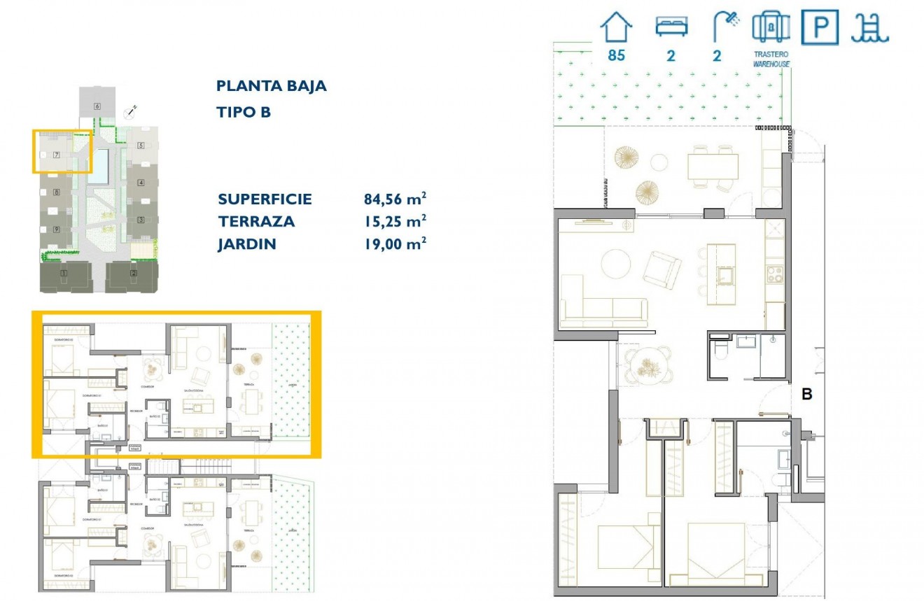 Nouvelle construction - Appartement -
San Pedro del Pinatar - Pueblo