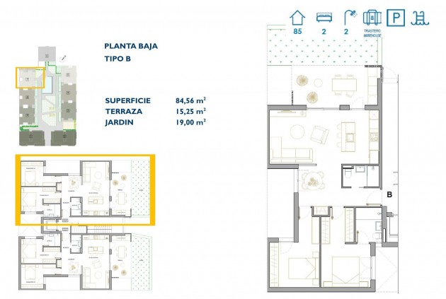 Neue Gebäude - Wohnung -
San Pedro del Pinatar - Pueblo