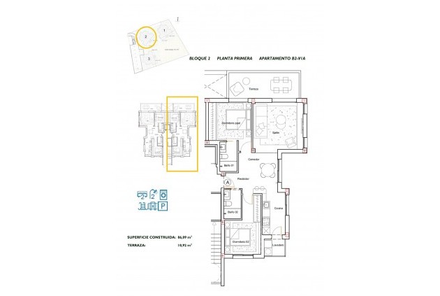 Obra nueva - Apartamento / piso -
Los Alcazares - Serena Golf