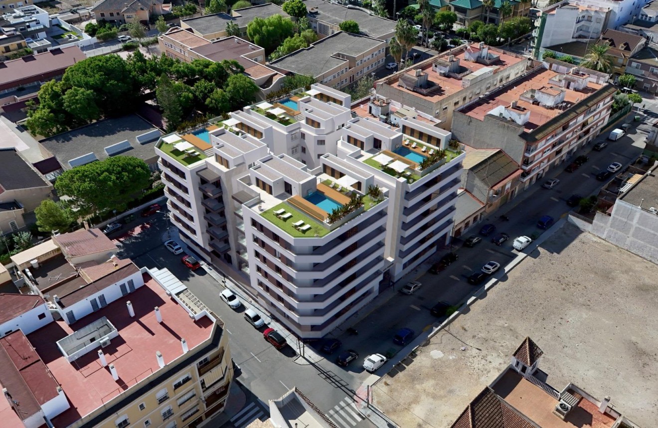 New Build - Apartment / flat -
Almoradí - Center