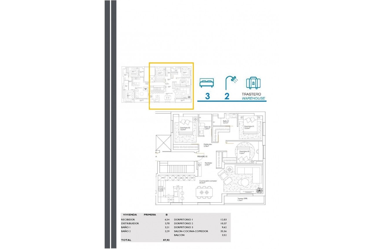 Obra nueva - Apartamento / piso -
San Javier - Santiago De La Ribera