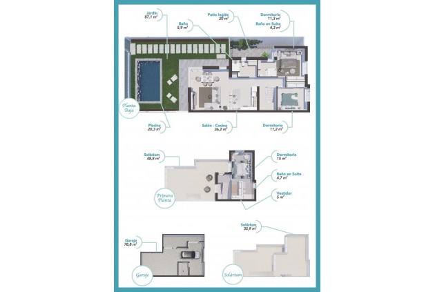 Nieuwbouw Woningen - Chalet -
Los Alcazares - Serena Golf