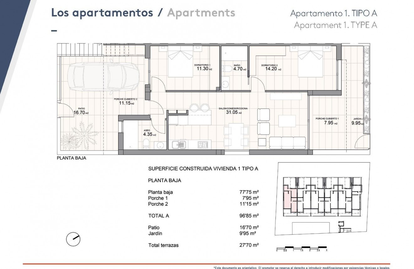 Nieuwbouw Woningen - Bungalow -
Pilar de la Horadada - Zona Pueblo