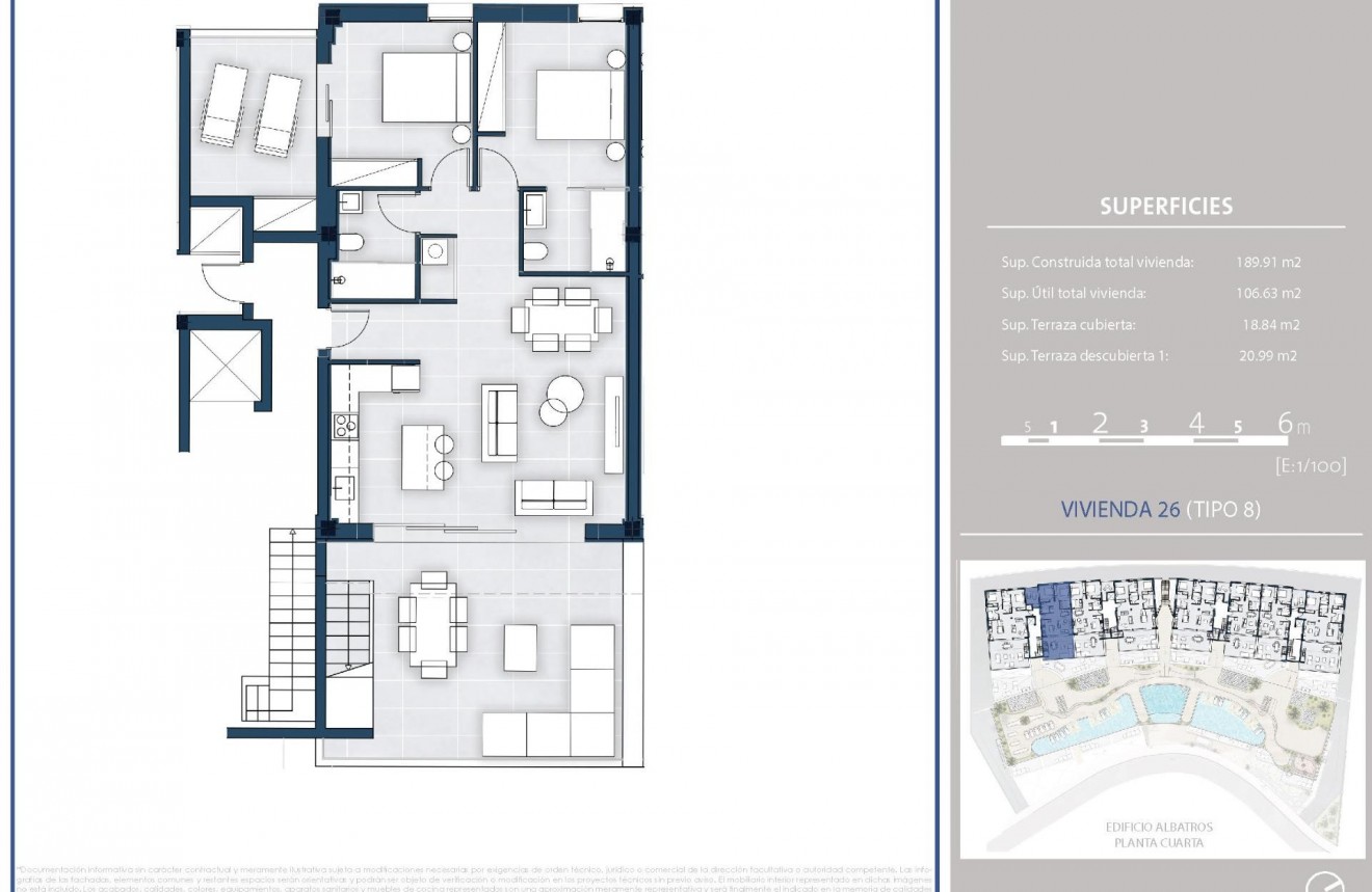 Neue Gebäude - Penthouse -
Arenal d´en Castell - pueblo