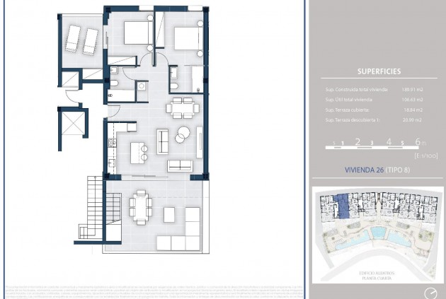 Neue Gebäude - Penthouse -
Arenal d´en Castell - pueblo