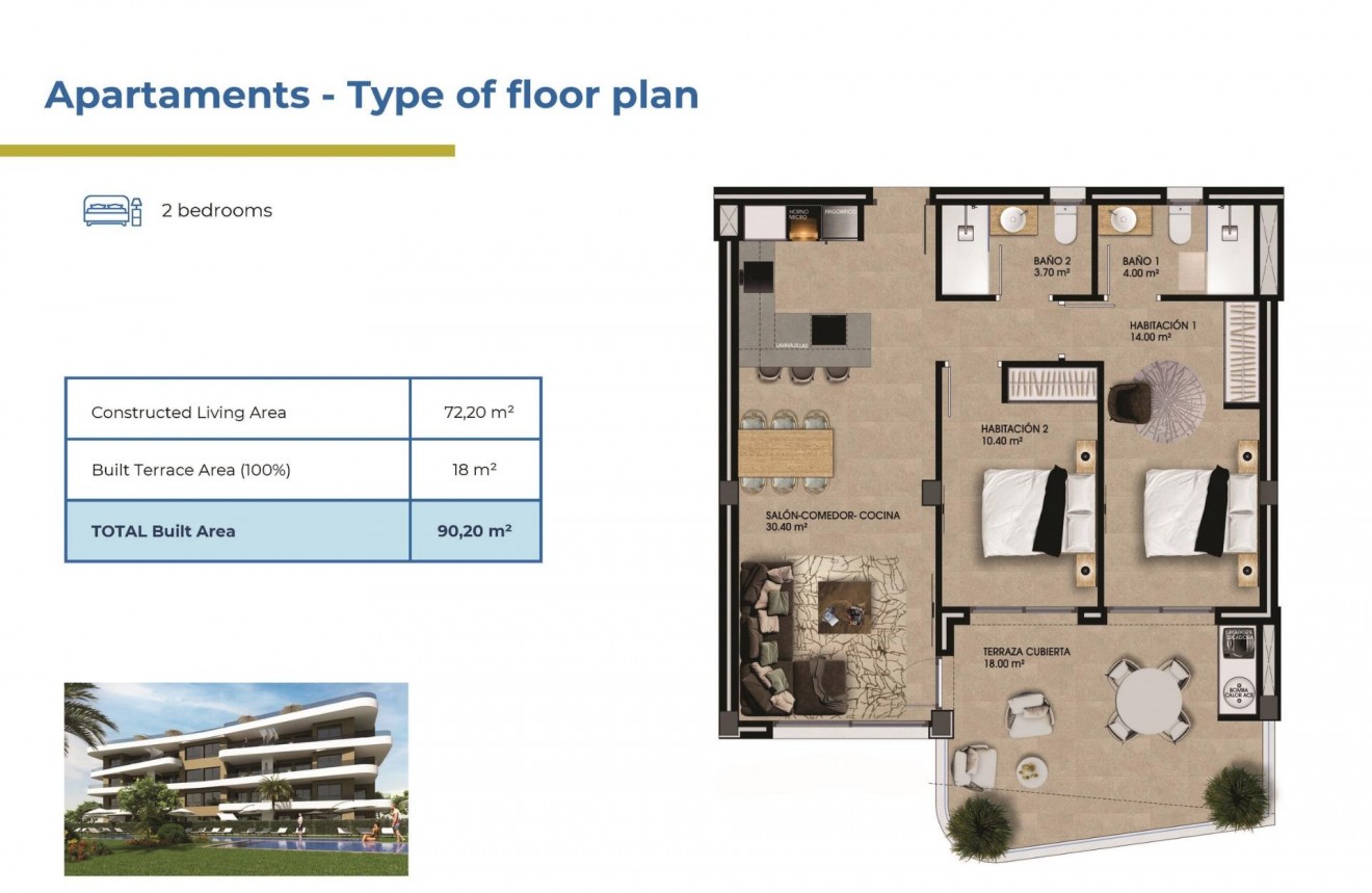 Neue Gebäude - Wohnung -
Orihuela Costa - Punta Prima