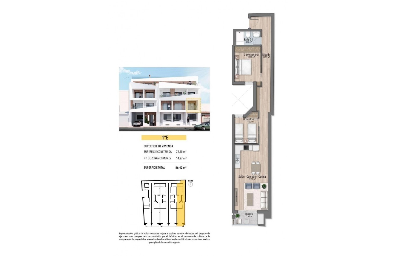 New Build - Apartment / flat -
Torrevieja - Playa del Cura