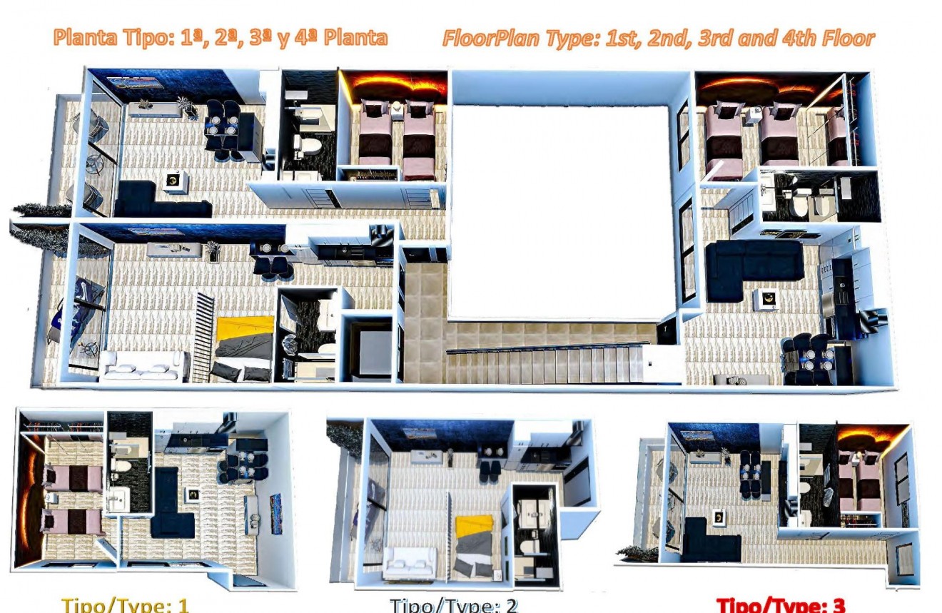 Neue Gebäude - Wohnung -
Torrevieja - Centro