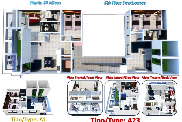 Obra nueva - Ático -
Torrevieja - Centro