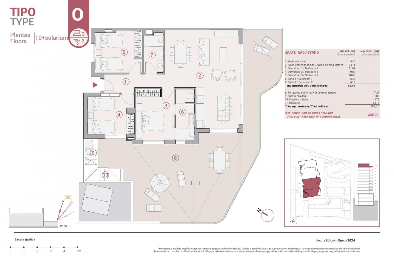 Obra nueva - Ático -
Calpe - Manzanera