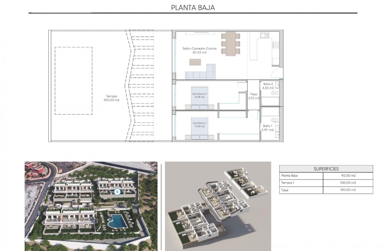 Nieuwbouw Woningen - Bungalow -
Finestrat - Balcón de finestrat