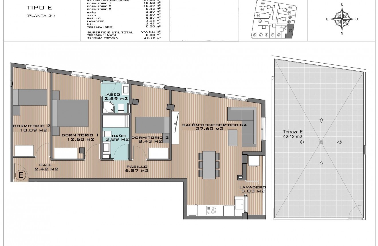 Nieuwbouw Woningen - Penthouse -
Algorfa - Pueblo