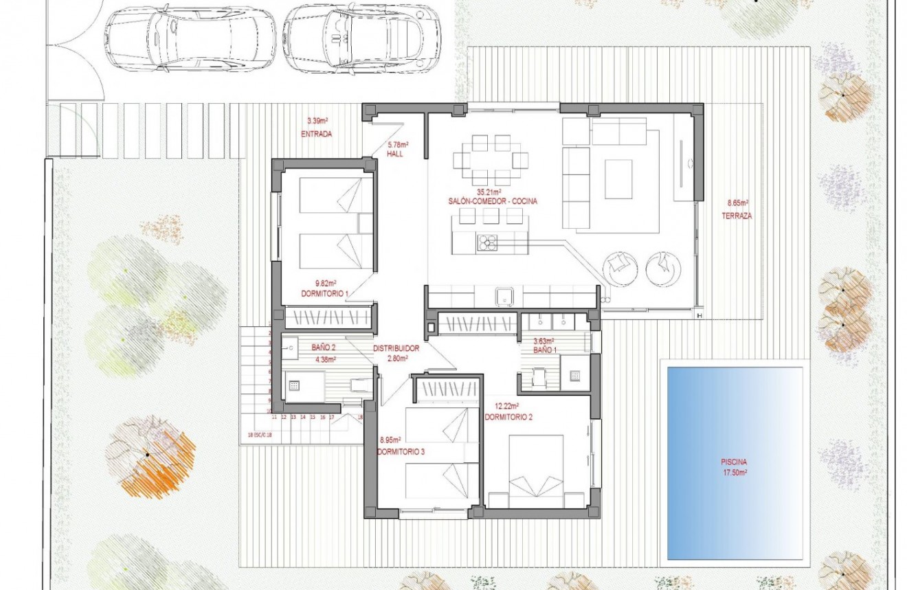 Nieuwbouw Woningen - Chalet -
Polop - Alberca