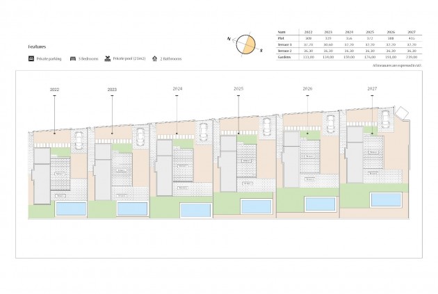 Nieuwbouw Woningen - Chalet -
Algorfa - La finca golf