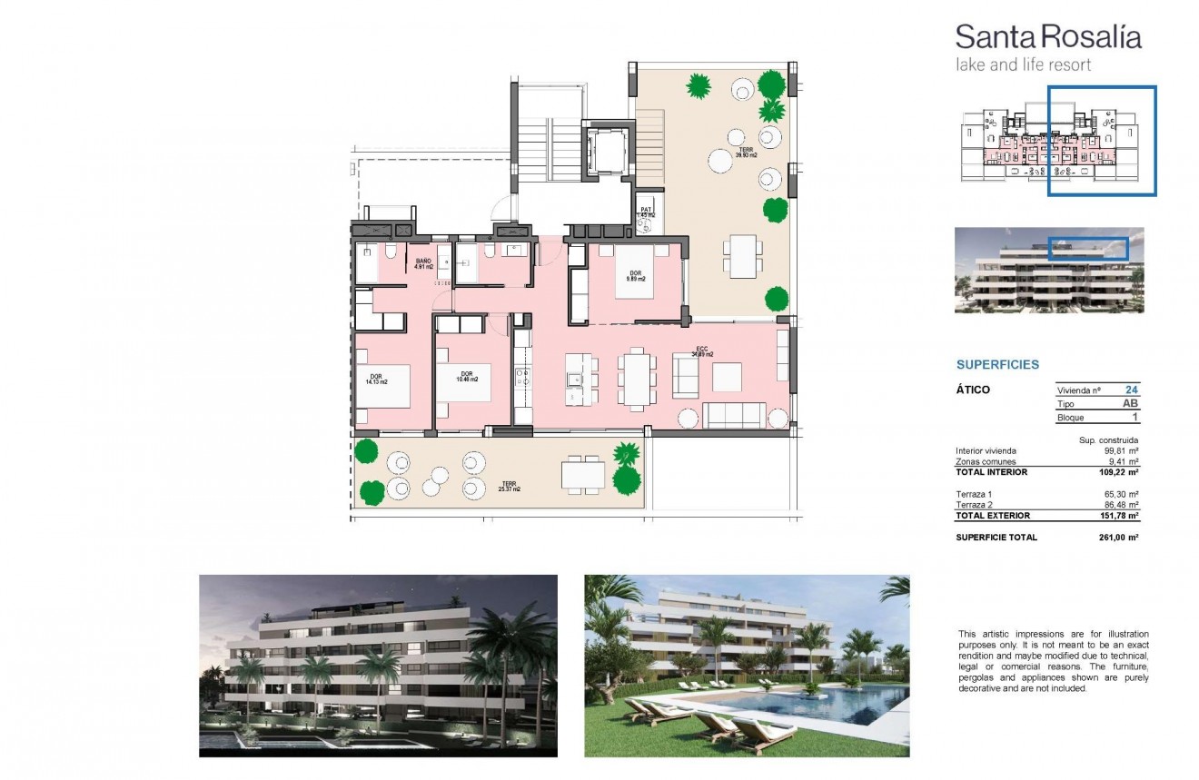 Obra nueva - Ático -
Torre Pacheco - Santa Rosalia Lake And Life Resort