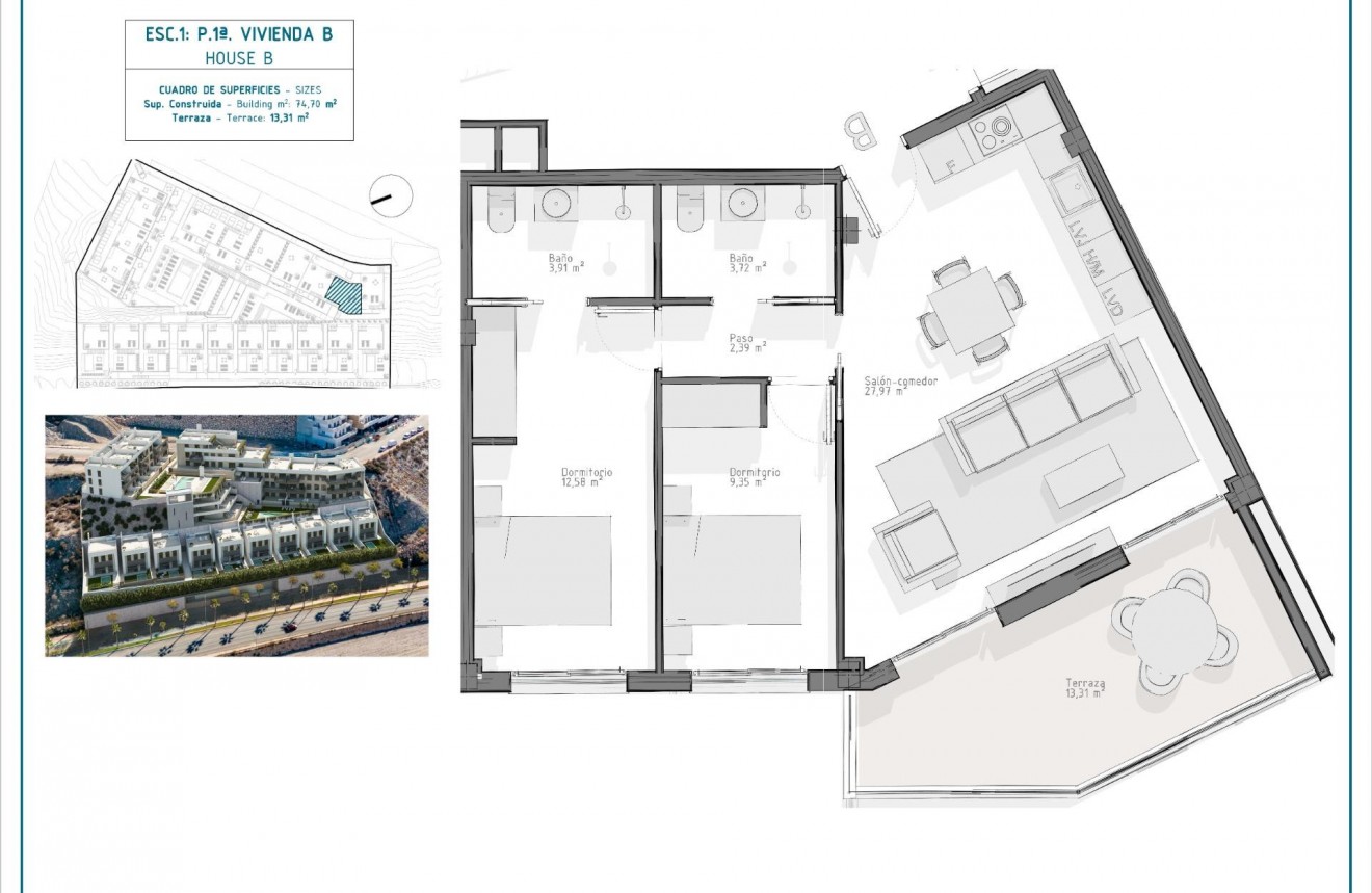 Obra nueva - Apartamento / piso -
Aguilas - El Hornillo