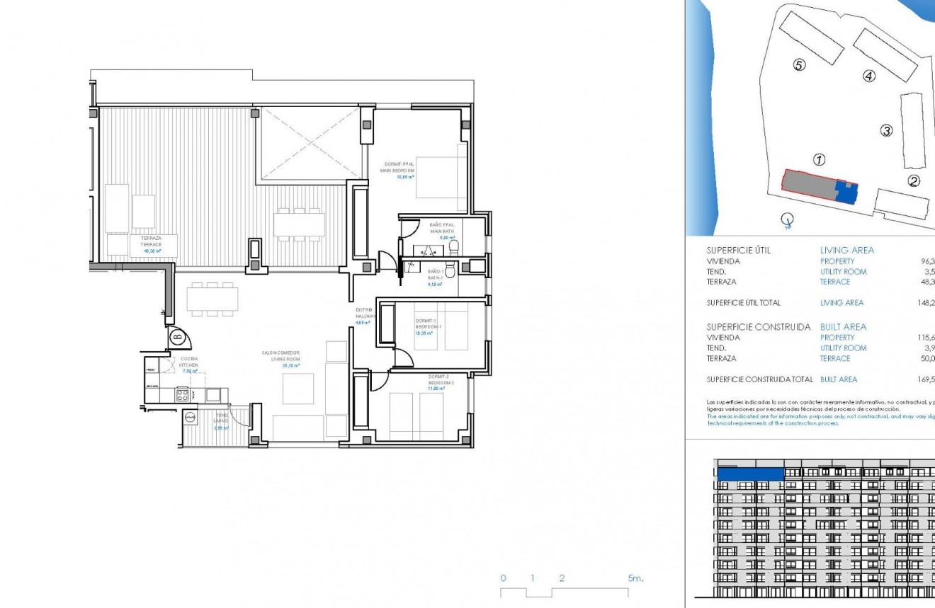 Nowy budynek - Daszek -
Torrevieja - Punta prima