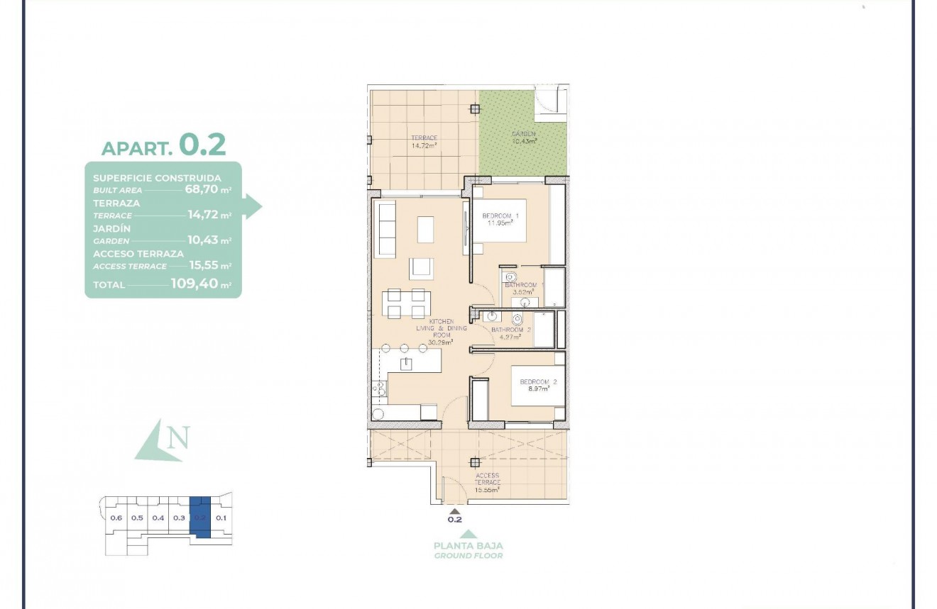 Nieuwbouw Woningen - Appartement / flat -
Los Alcazares - Serena Golf