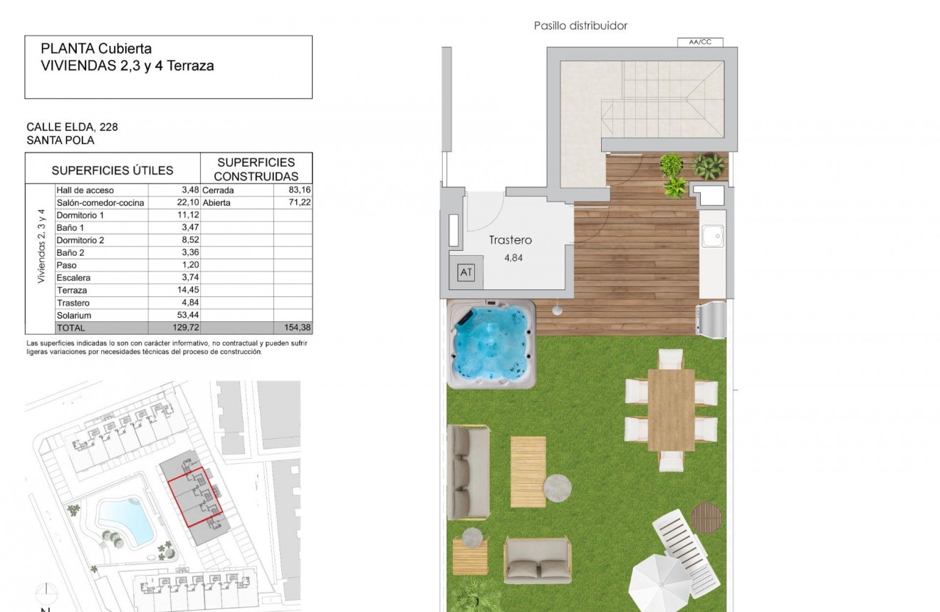 Nouvelle construction - Attique -
Santa Pola - Tamarit