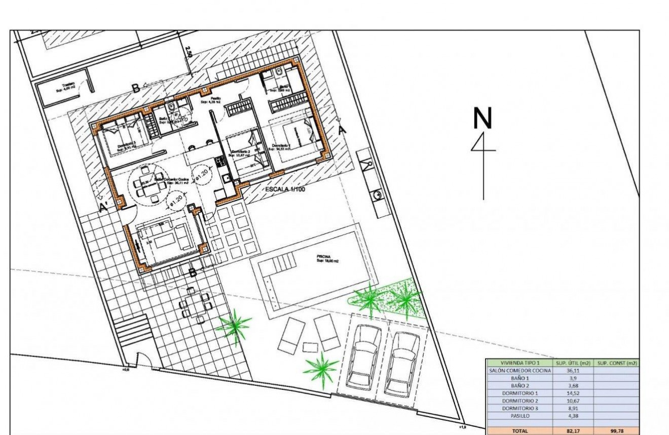 Nieuwbouw Woningen - Chalet -
Polop - Alberca