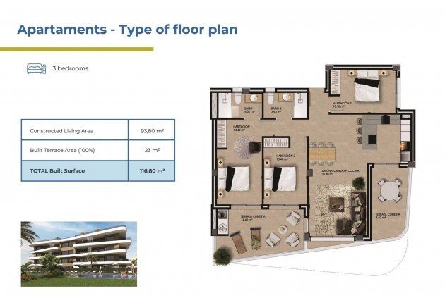 Obra nueva - Apartamento / piso -
Orihuela Costa - Punta Prima