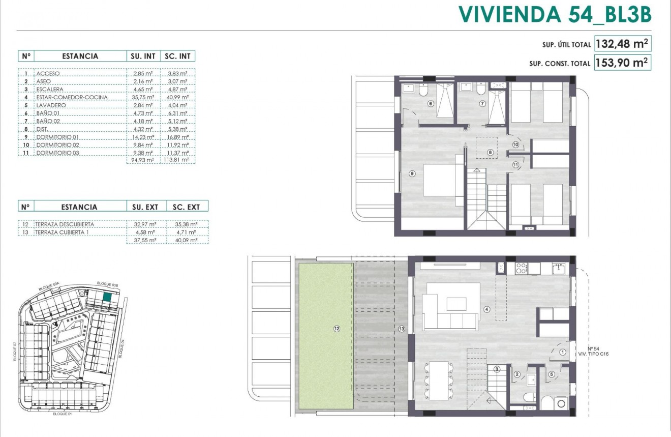 Obra nueva - Ático -
Monforte del Cid - Alenda Golf