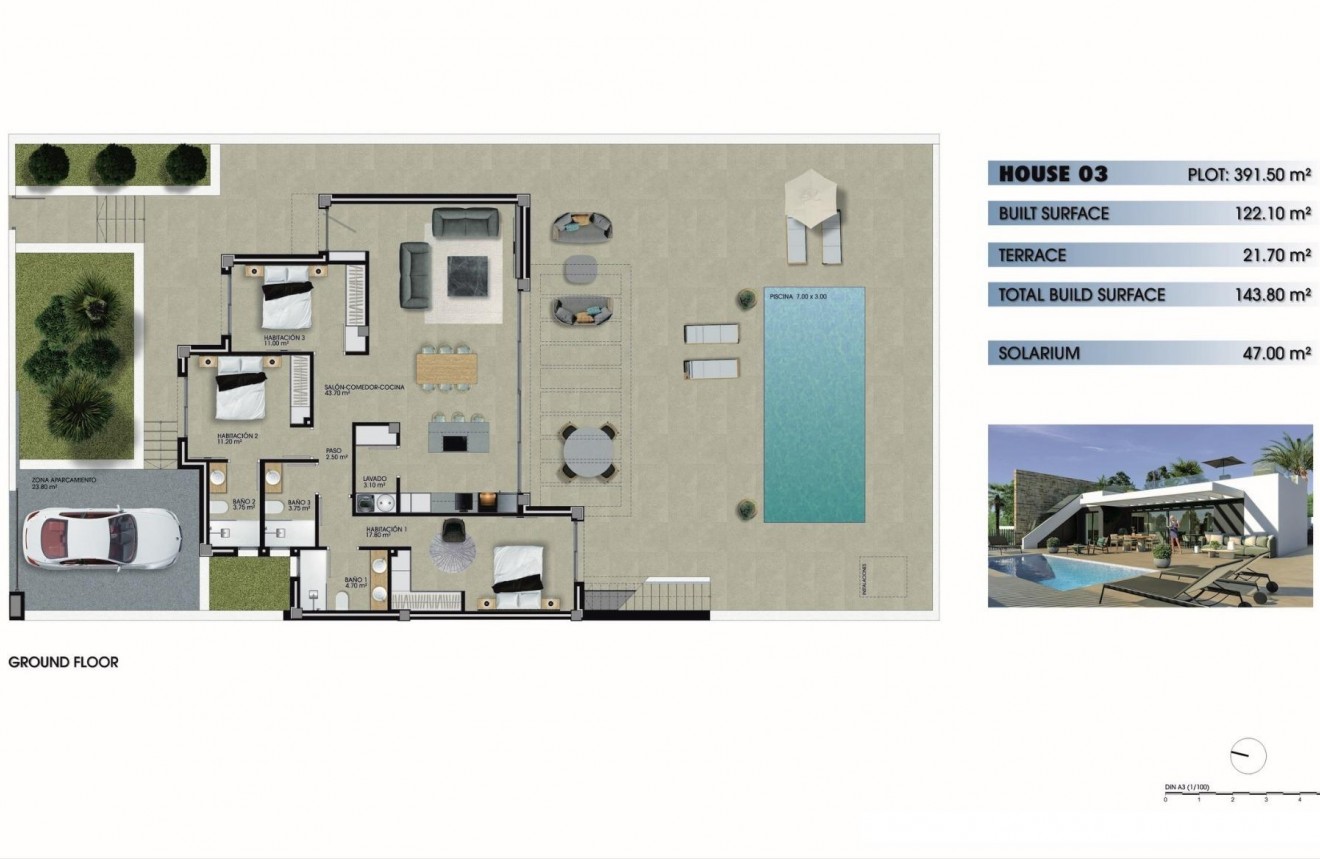 Nieuwbouw Woningen - Chalet -
Mutxamel - Dorado Country Club