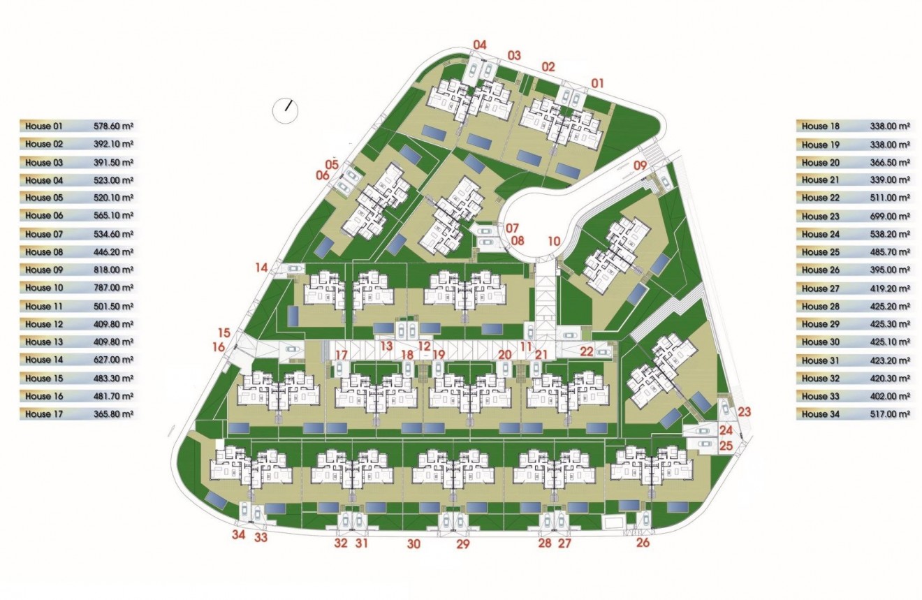 Nieuwbouw Woningen - Chalet -
Mutxamel - Dorado Country Club