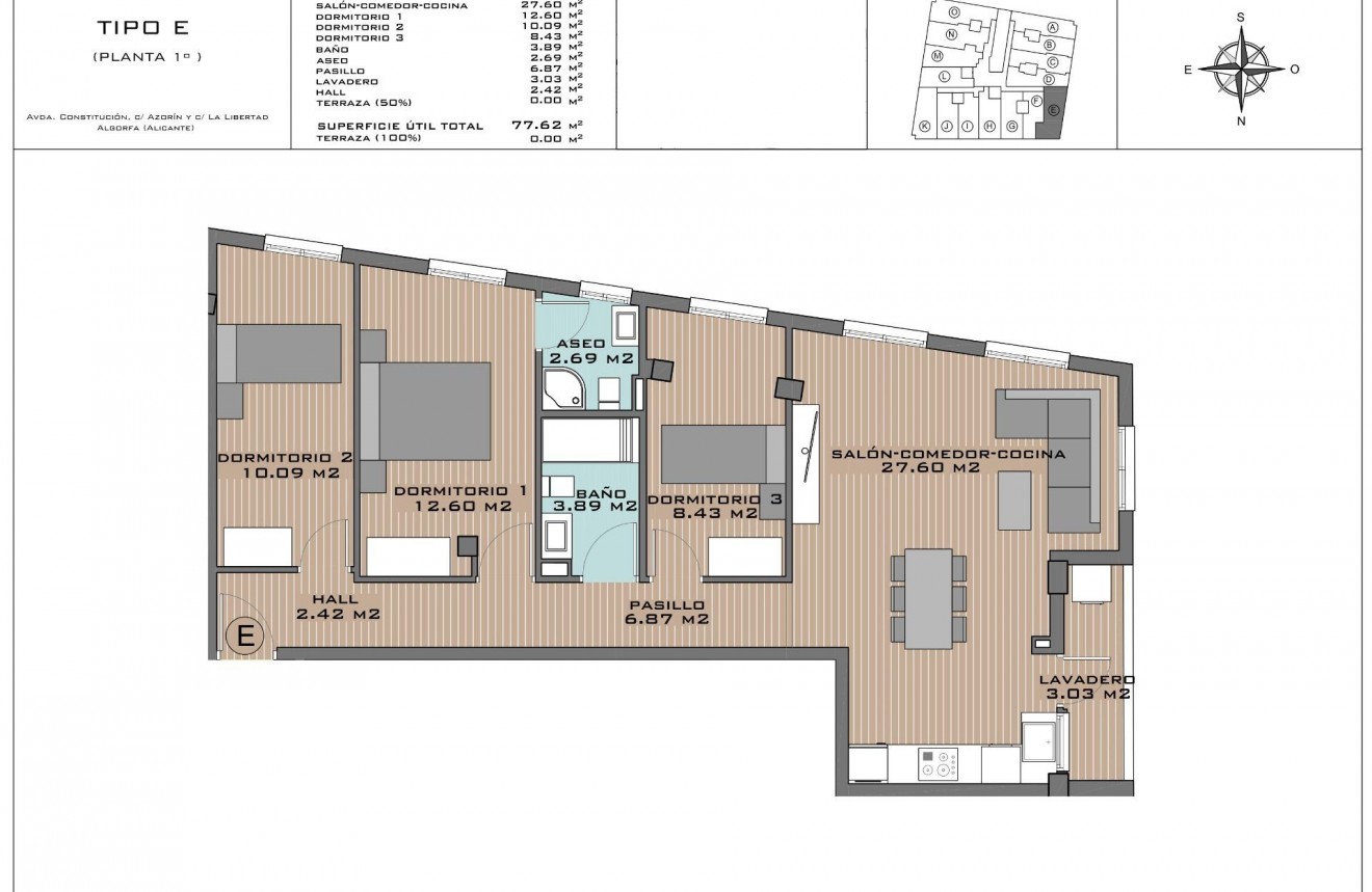 Nieuwbouw Woningen - Appartement / flat -
Algorfa - Pueblo