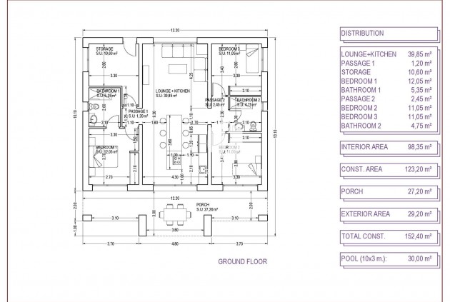Obra nueva - Villa -
Pinoso - Lel