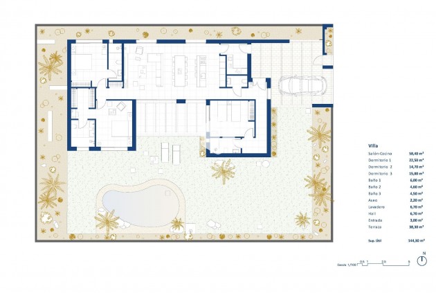 Obra nueva - Villa -
Banos y Mendigo - Altaona Golf