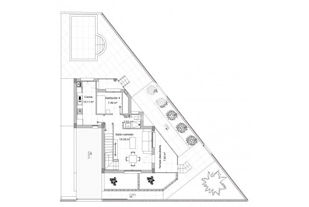 Obra nueva - Chalet -
Los Alcazares - Torre del Rame