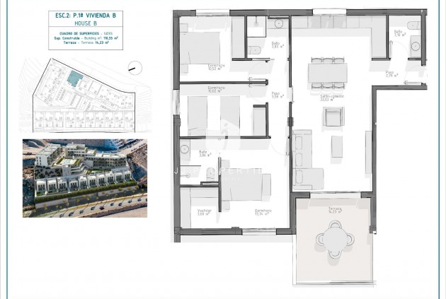 Obra nueva - Apartamento / piso -
Aguilas - Playa del Hornillo
