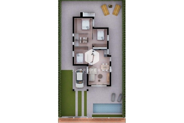 Obra nueva - Villa -
Los Alcazares - Serena Golf