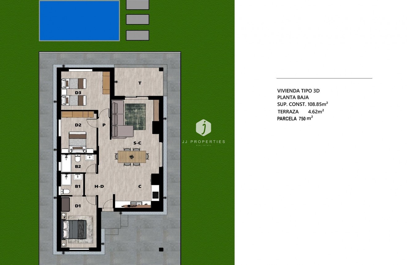 Neue Gebäude - Villa -
Moratalla - Campo de San Juan