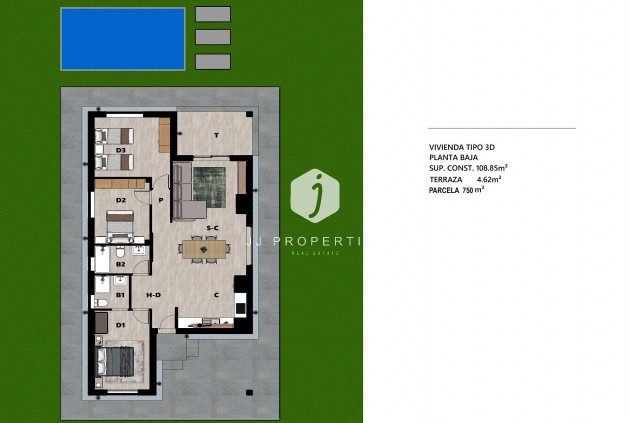 Neue Gebäude - Villa -
Moratalla - Campo de San Juan