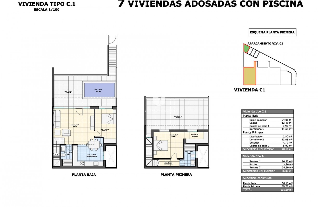 Obra nueva - Bungalow -
Pilar de la Horadada - pueblo