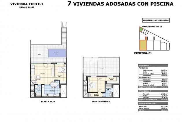 Obra nueva - Bungalow -
Pilar de la Horadada - pueblo