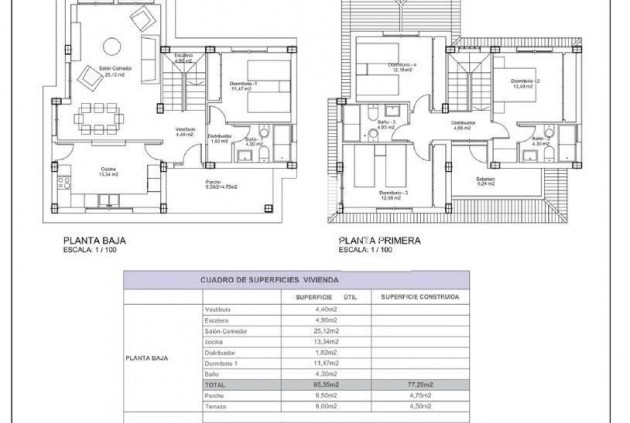 Nieuwbouw Woningen - Villa -
Lorca - Purias