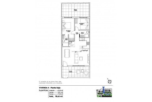 New Build - Bungalow -
Pilar de la Horadada - Parque Ramon eugenio Escudero