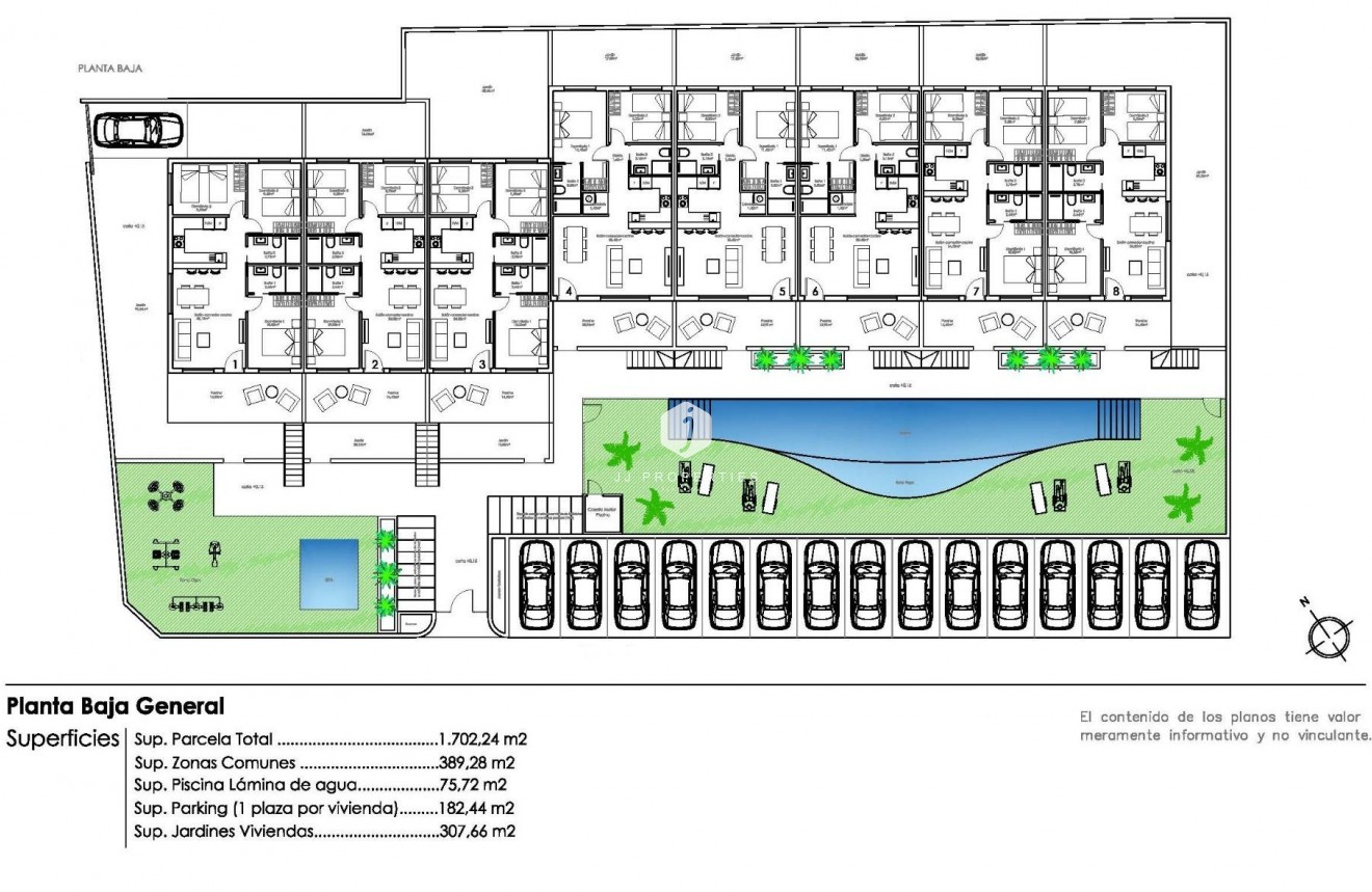 New Build - Bungalow -
Pilar de la Horadada - Parque Ramon eugenio Escudero