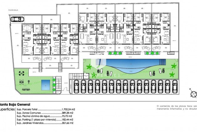 New Build - Bungalow -
Pilar de la Horadada - Parque Ramon eugenio Escudero