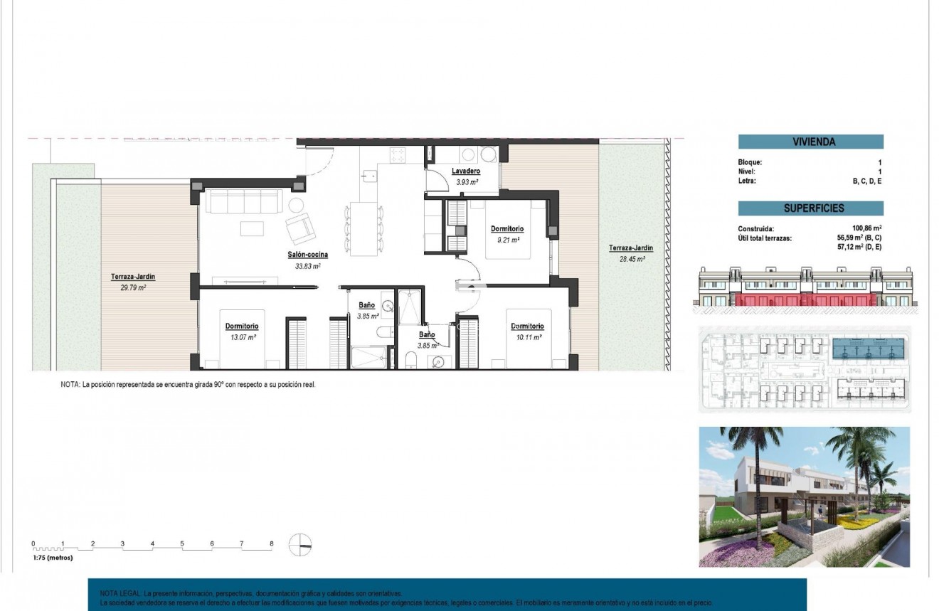 Obra nueva - Bungalow -
Los Alcazares - Serena Golf