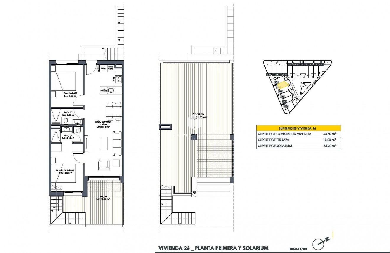 Obra nueva - Bungalow -
San Fulgencio - Pueblo