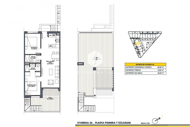 Obra nueva - Bungalow -
San Fulgencio - Pueblo