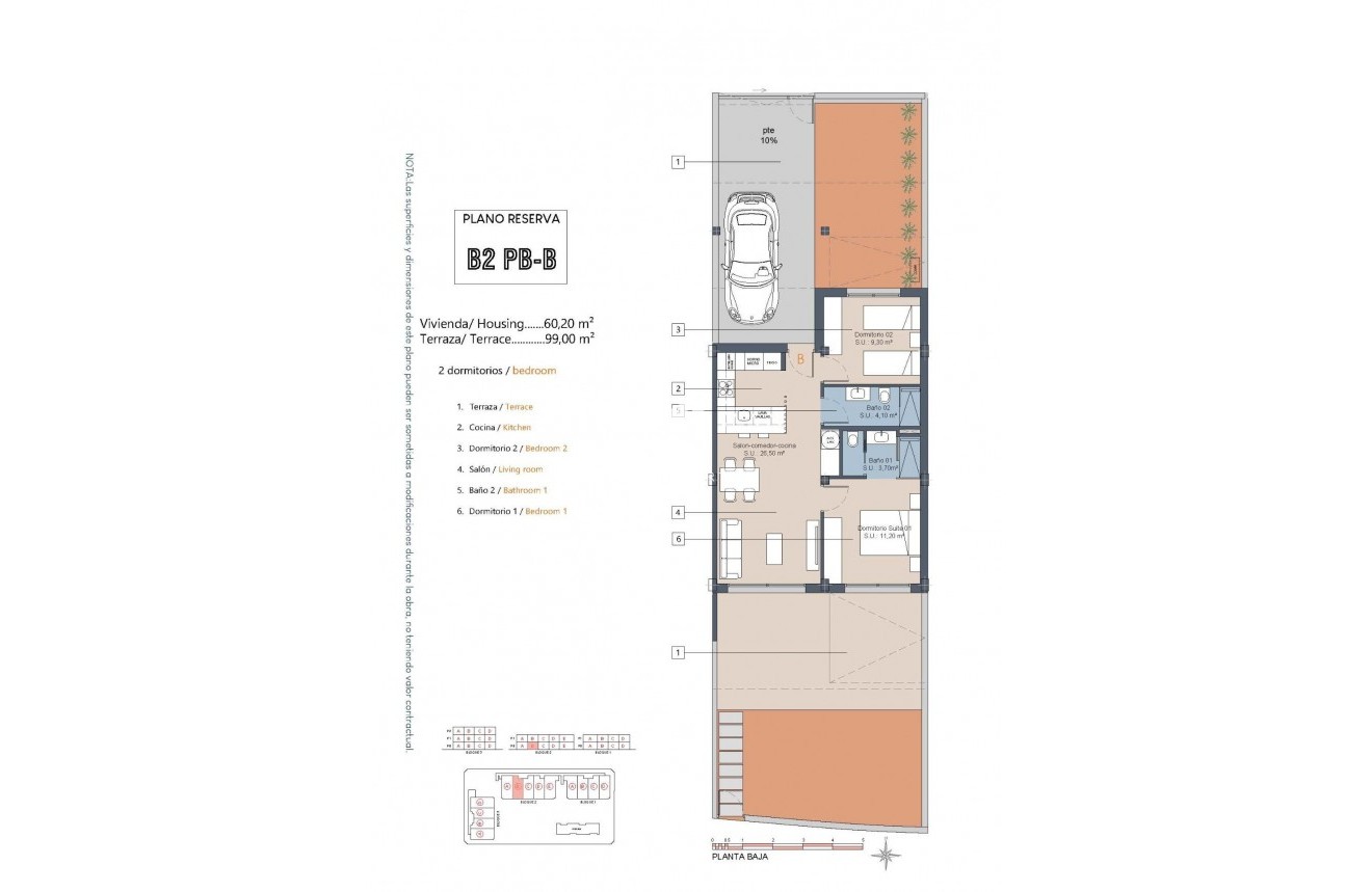 Obra nueva - Bungalow -
Los Alcazares - Serena Golf