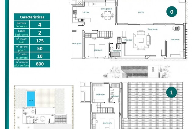Obra nueva - Villa -
Sucina - Peraleja Golf