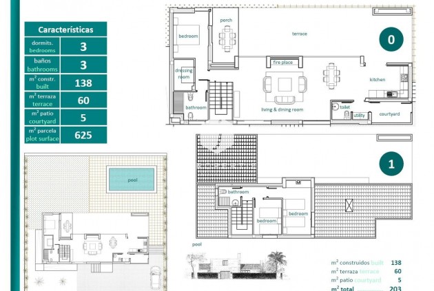 Obra nueva - Villa -
Sucina - Peraleja Golf