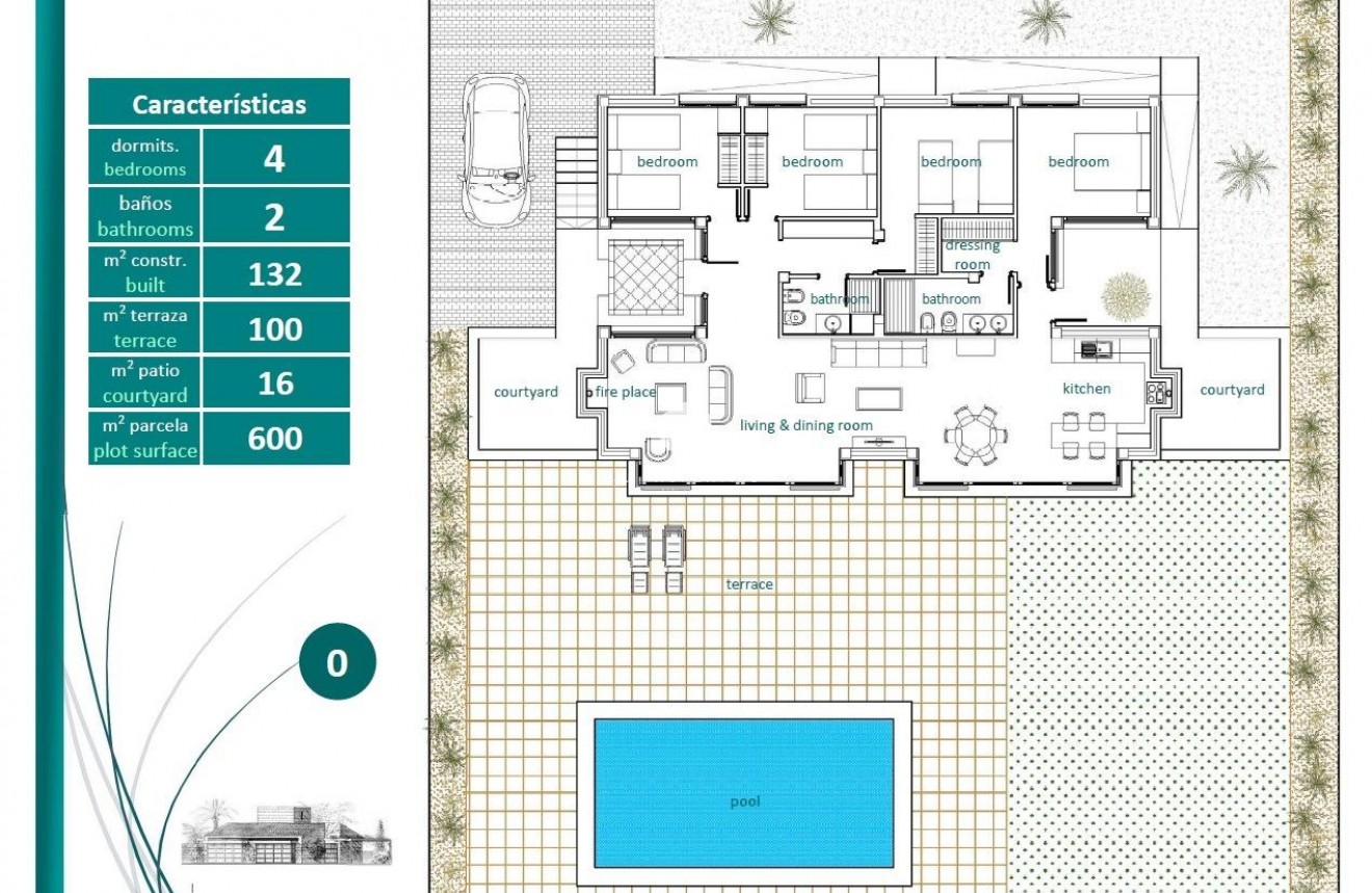 Obra nueva - Villa -
Sucina - Peraleja Golf